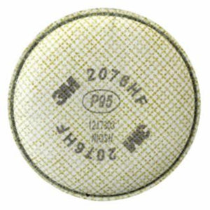 3M 2000 Series Particulate Filter, P95, Hydrogen Fluoride with Nuisance Level Acid Gas Relief 1 PK / PK