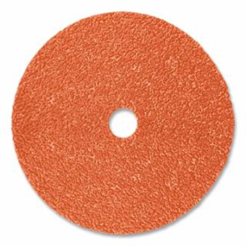 3M Cubitron™ II 987C Fibre Disc, Precision Shaped Ceramic, 5 in dia, 7/8 Arbor, 60 Grit 25 DC / BG