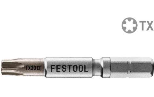 Festool Centrotec Torx Driver Bit 30-50 mm, 2-Pack 205082