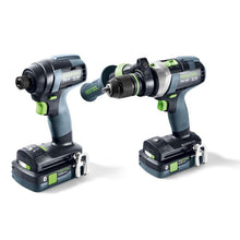 Load image into Gallery viewer, Festool Cordless Drill &amp; Impact Driver Set TID 18 HPC I-Set TPC 18/4 577616