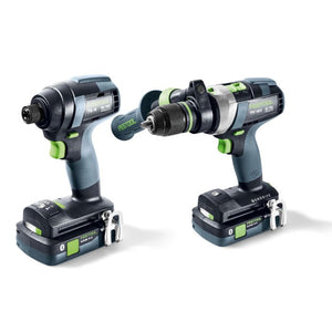 Festool Cordless Drill & Impact Driver Set TID 18 HPC I-Set TPC 18/4 577616