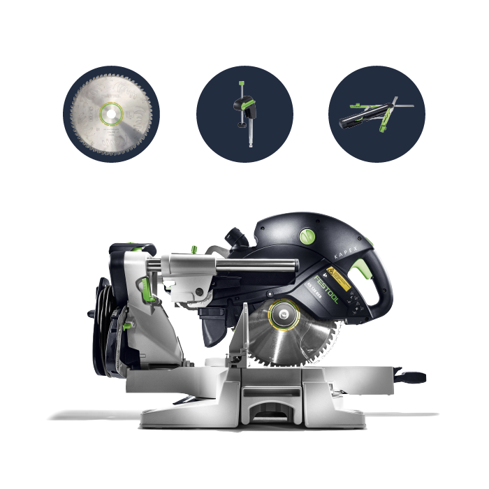 Festool 575306 KAPEX Sliding Compound Miter Saw KS 120 REB