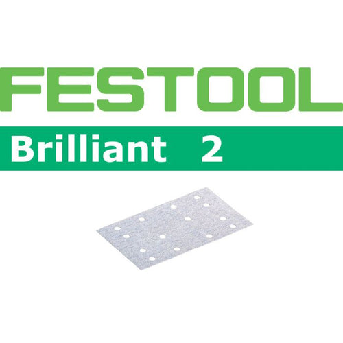 Festool Brilliant P40 Grit Abrasives for RTS 400 / LS 130 Sanders, Pack of 10