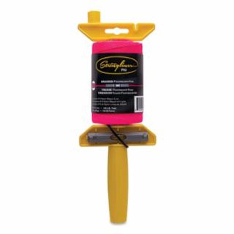 STRINGLINER PRO Mason's Line Reel, 500 ft Braided 18 Nylon with Reel,