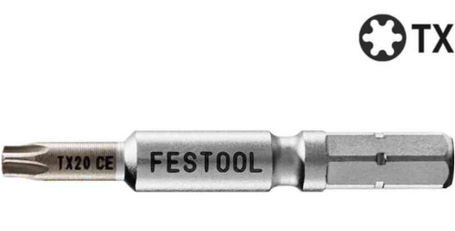 Festool Centrotec Torx Driver Bit 20-50 mm, 2-Pack 205080