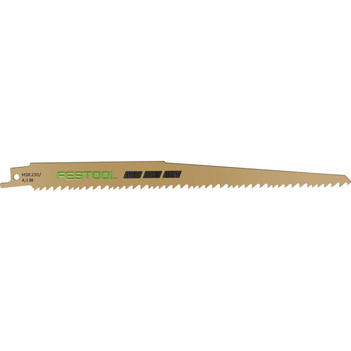 Festool Wood Universal 9-1/16 in. Reciprocating Saw Blade HSR 230/4.3 bi, 5-Pack 577487
