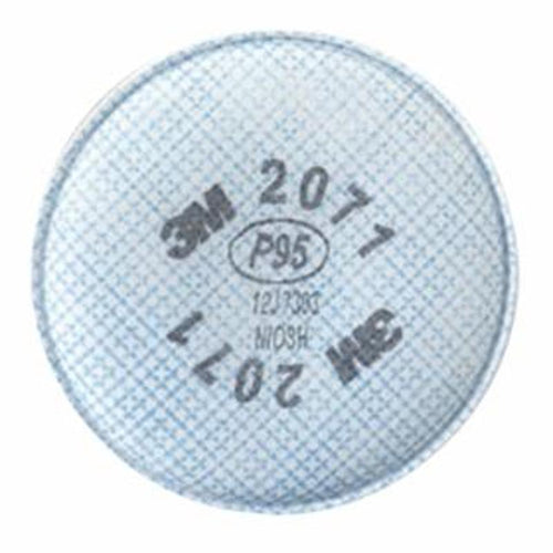 3M 2000 Series Particulate Filter, P95, Solids/Liquids/Oil Based Part/Metal Fumes, White 2 EA / PK