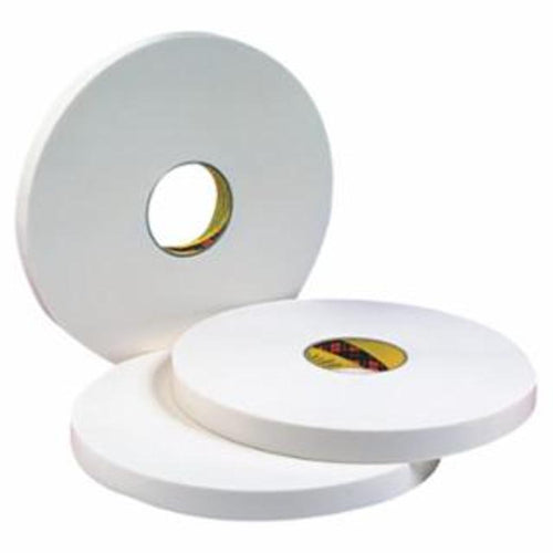 3M Double Coated Urethane Foam Tapes 4016, 1 in x 36 yd, 62 mil, Off-White