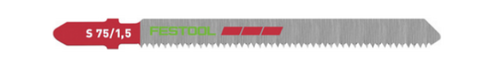 Festool Plasics Profile Cut 3 in. Jigsaw Blade S 75/1.5, 5-Pack 204268
