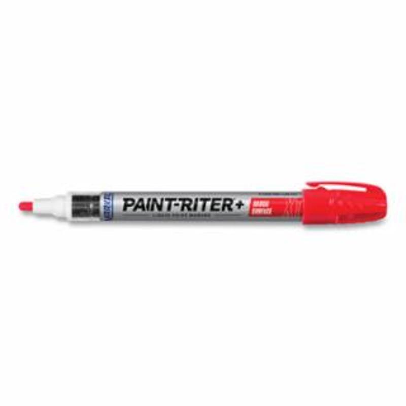 Markal Paint-Riter®+ Rough Surface Liquid Paint Marker, Red, 1/8 in, B