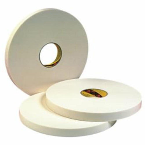 3M Double Coated Urethane Foam Tapes 4016, 1/2 in x 36 yd, 1/16 in, Natural