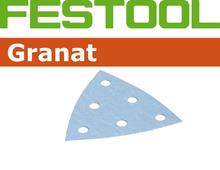 Load image into Gallery viewer, Festool Granat 240G Delta Sanding Sheet STF V93/6, 100-Pack 497398