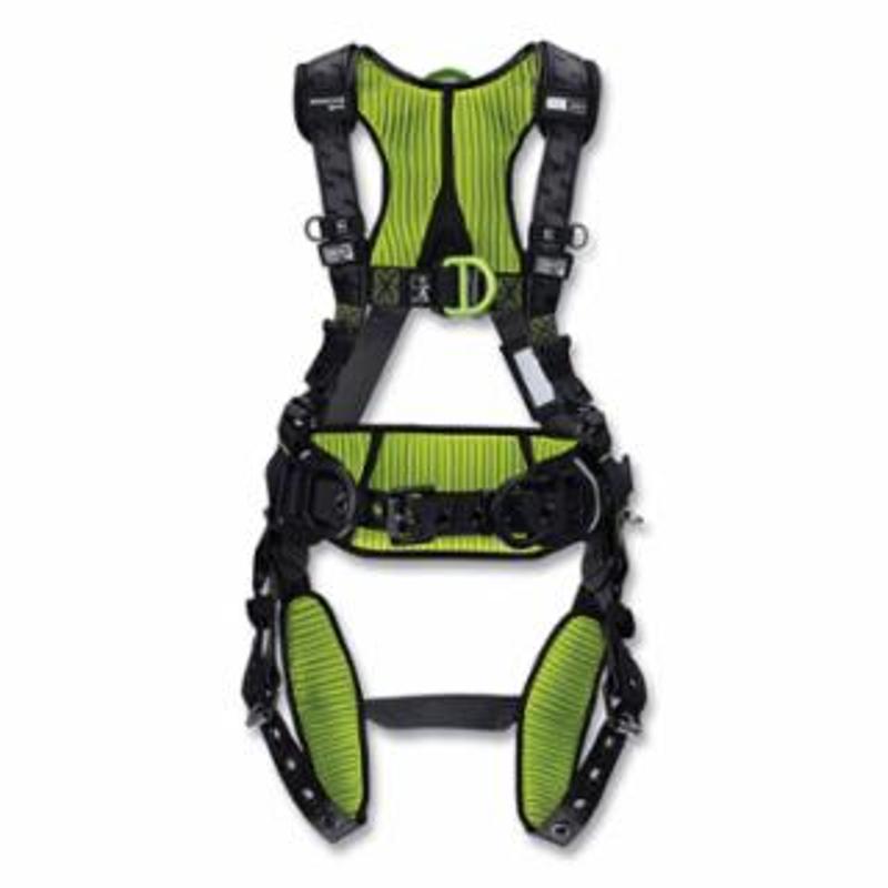 Honeywell Miller H700 Full Body Harness, Back/Front/Side D-Rings, Univ