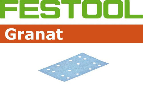 Festool Granat 80 x 133 mm 120G Abrasive Sheet STF 80x133, 10-Pack 497129