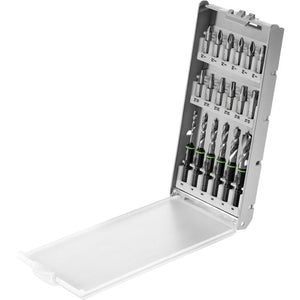 Festool 18-Piece Drill and Driver Bit Cassette BKS SYS3 D3-8 K CE/W F 577779