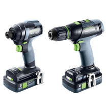 Load image into Gallery viewer, Festool Cordless Drill &amp; Impact Driver Set TID 18 HPC 4.0-I-Set T18 577615