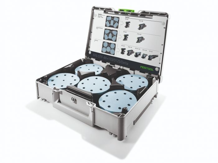 Festool Systainer3 Abrasive Set SYS-STF D125 GR 577126