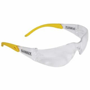 DeWalt Converter™ Safety Glasses, Clear Lens, Polycarbonate, Hard Coat, Clear/Yellow Frame 12 EA / BX