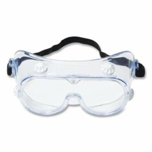 3M 334 Splash Safety Goggles, Anti-Fog, Clear Lenses 10 EA / CA