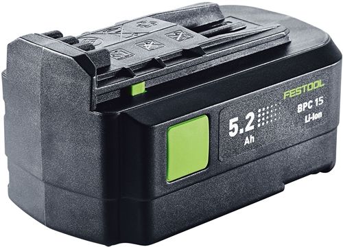 Festool 500530 Battery Pack BPC 15 5.2 Ah-Li Ion