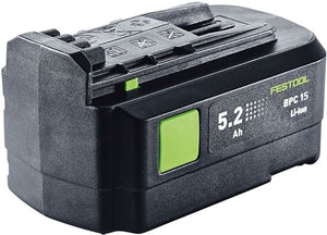 Festool 500530 Battery Pack BPC 15 5.2 Ah-Li Ion