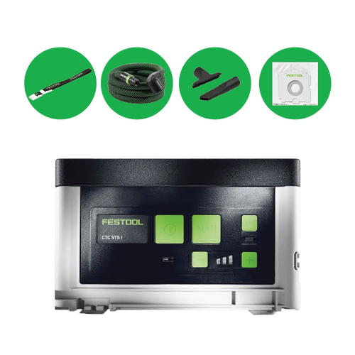 Festool Cordless Dust Extractor CTC SYS I HEPA-Basic 576941