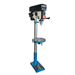 Baileigh Industrial - 110V 15" Floor Drill Press 550-2500 RPM, 12" Round Table, MT2 Spindle Taper