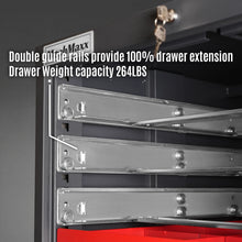 Load image into Gallery viewer, MechMaxx Heavy Duty Modular Drawer Cabinet - 9 Drawer, 59" H x 28.5" W x 28.5" D Tool Storage Organizer, Steel Construction