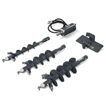 Load image into Gallery viewer, MechMaxx Mini Skid Steer Drive Auger with 6", 9", 12" Dia. Auger Bits