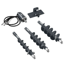 Load image into Gallery viewer, MechMaxx Mini Skid Steer Drive Auger with 6", 9", 12" Dia. Auger Bits