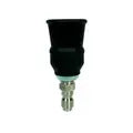 Load image into Gallery viewer, MTM Hydro Black NH35 Nozzle with Guard, Size 2.0, 25° Spray Pattern, 1/4" SS Plug - 16.7100