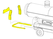 Load image into Gallery viewer, Front Tank Support Bracket and Handle Kit for Blaze 300 Heater