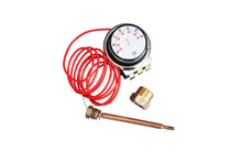 Load image into Gallery viewer, Panel Mount Thermostat with Remote Probe, 86-248°F, 4000 PSI Max, 1/2" Access Plug