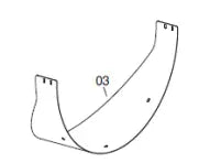 Load image into Gallery viewer, Lower Protection Replacement Part for Fire 155 Heater