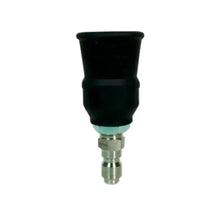 Load image into Gallery viewer, MTM Hydro Black NH35 Nozzle with Guard, Size 2.0, 25° Spray Pattern, 1/4" SS Plug - 16.7100