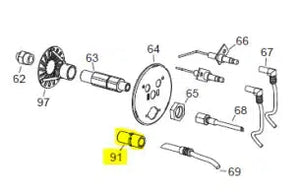 Veloci Heater Photo Eye Socket/ Support