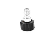 Load image into Gallery viewer, MTM Hydro 14mm Twist Seal Coupler X 3/8&quot; Plated Steel QC Plug
