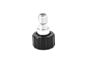 MTM Hydro 14mm Twist Seal Coupler X 3/8" Plated Steel QC Plug