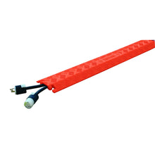 Load image into Gallery viewer, 1-Channel 1.5" Fastlane Drop-Over Cable Protector for .5" Lines, Yellow — image 4 of 6
