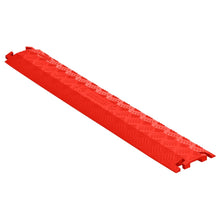 Load image into Gallery viewer, 1-Channel 1.5" Fastlane Drop-Over Heavy Duty Cord Protector, Orange, .5" Lines — image 2 of 6