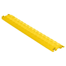 Load image into Gallery viewer, 1-Channel 1.5" Fastlane Drop-Over Cable Protector for .5" Lines, Yellow — image 2 of 6