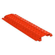 Load image into Gallery viewer, 1-Channel 4" Fastlane Drop-Over Cable Protector for 1" Cables, Yellow — image 7 of 10