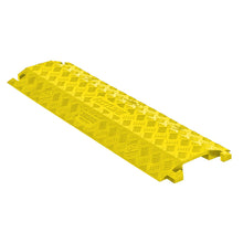Load image into Gallery viewer, 1-Channel 4" Fastlane Drop-Over Cable Protector for 1" Cables, Yellow — image 3 of 10