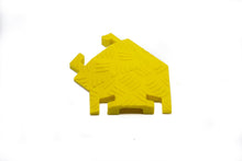 Load image into Gallery viewer, 45 Degree Left Turn for FL1X1.5, 1-Channel Fastlane® Drop-Over Cable Protector, Yellow
