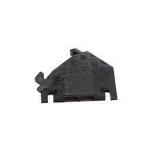 Load image into Gallery viewer, 45 Degree Left Turn for FL2X1.75, 2-Channel Fastlane Drop-Over Cable Protector, Black — image 2 of 3