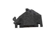 Load image into Gallery viewer, 45 Degree Left Turn for FL2X1.75, 2-Channel Fastlane® Drop-Over Cable Protector, Black - FL45LT2X1.75-B