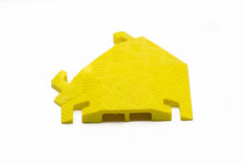Load image into Gallery viewer, 45 Degree Left Turn for FL2X1.75, 2-Channel Fastlane® Drop-Over Cable Protector, Yellow - FL45LT2X1.75-Y