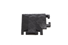Load image into Gallery viewer, 90 Degree Right Turn for FL1X1.5, 1-Channel Fastlane® Drop-Over Cable Protector, Black - FL90RT1X1.5-B