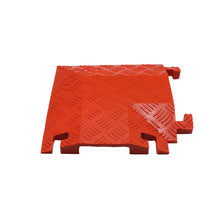 Load image into Gallery viewer, 90 Degree Right Turn for FL1X4, 1-Channel Fastlane Drop-Over Cable Protector, Orange — image 2 of 3