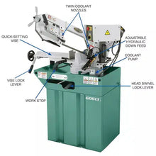 Load image into Gallery viewer, Grizzly G0613 - 7&quot; x 8-1/4&quot; 1 HP Swivel Metal-Cutting Bandsaw